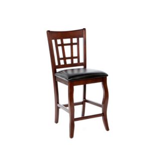 Wildon Home ® Hoyt 24 Chair in Black and Cherry
