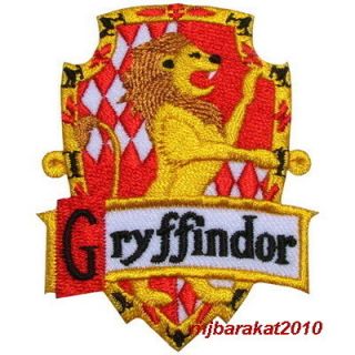 Harry Potter Emblem House Gryffindor Crest Badge Iron Patch