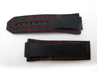 Hublot Big Bang King Power F1 STRAP ONLY Black with Red Stitch