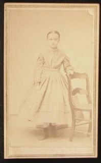  Girl Mini Hoop Skirt Dress Robinson Bros Haverhill Mass 1860s