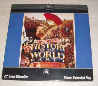  LASERDISC 1982 MEL BROOKS HISTORY OF THE WORLD PART I HARVEY KORMAN