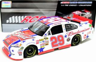 2011 Kevin Harvick #29 Budweiser 4th of July 1:24 Scale Diecast Action
