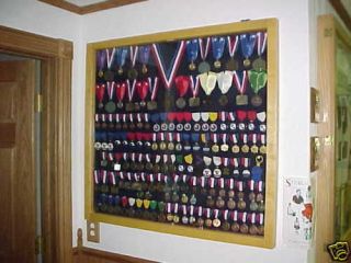 medals display case sports military medals ribbons time left $