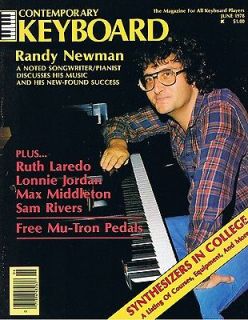  Jun 1978 Randy Newman ARP Axxe Odyssey Ruth Laredo, Sam Rivers