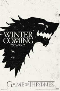 HBO Game of Thrones Stark Sigil Poster