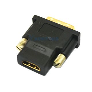 DVI D 24 1 Pin Male to HDMI 19 Pin Male M M Adapter Connector