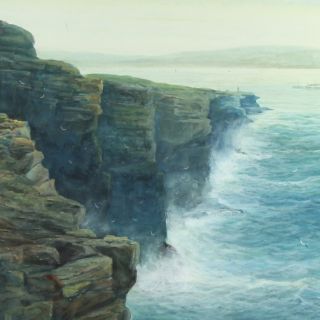 Turner English School Seascape Watercolour Painting