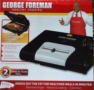 George Foreman Healthy Cooking Indoor Grill Never Opened