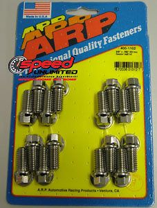 arp 400 1102 s s header bolts bb chevy ford