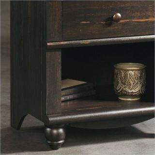 Sauder Harbor View Night Stand Antiqued Paint Nightstand