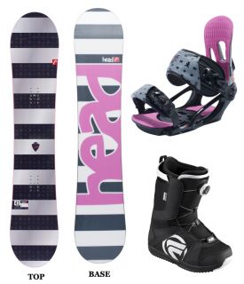 Head Legacy 139cm Womens Snowboard Matching Bindings Flow Boa Boots