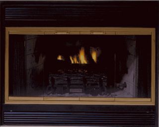 Hearthcraft Heatilator Z Glass Fireplace Door Polished Brass A36C A36R