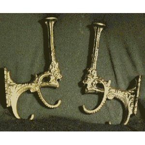 Mayer Mill Brass Hat Hooks Antique or Red Brass