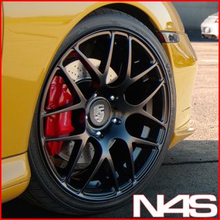  Carrera Narrow Ruger Black Concave Wheels Rims Hankook Tires