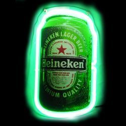 Heineken Can Neon Sign 