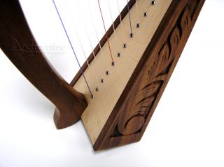 New Birch Rosewood Pro Quality Irish Celtic Roosebeck Baby Harp