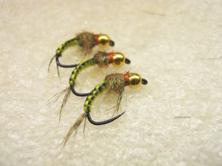   WOVEN NYMPHS SIZE 14 TUNGSTEN BEADS GREAT WET FLY FOR TROUT GRAYLING