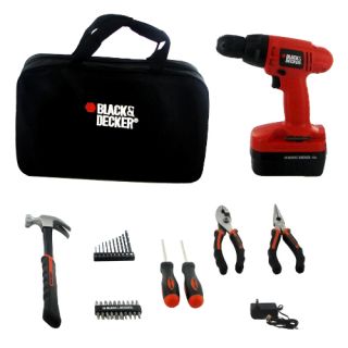 Black Decker 18 Volt Drill Kit Plus 26 Accessories