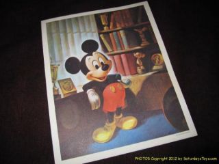  Fan Card 5x7 Mickey Mouse 25th Birthday Portrait John Hench
