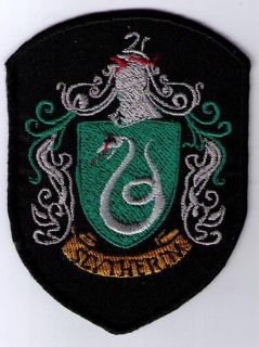 Harry Potter Slytherin Crest Patch Iron on Sew On
