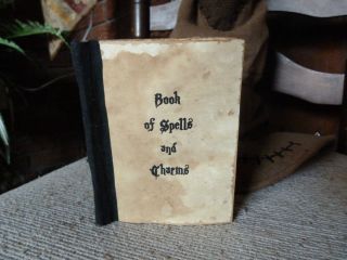 Harry Potter Hogwards Aged Book of Spells and Charms