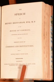 1803 1820 Collection of Political Pamphlets and Speeches India America