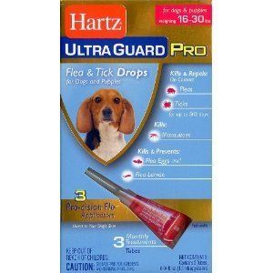 Hartz Ultra Guard Ultraguard Pro Flea and Tick Drops 3 MONTH SUPPLY 16