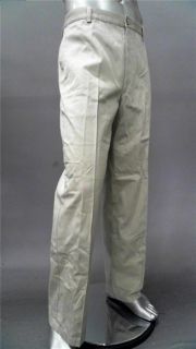 Greg Norman Golf Mens 38 Casual Flat Front Khaki Pants Solid Slacks