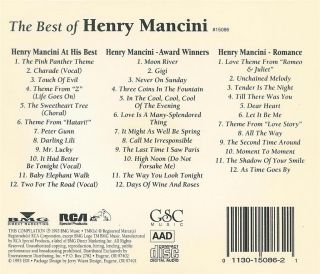  Best of Henry Mancini 36 All Time Greatest Hits 3 Disc CD Set