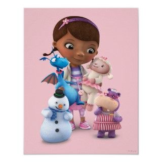 Doc McStuffins and Her Animal Friends Print 