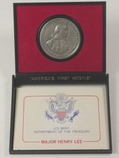 Up for bid is this Henrico Lee Legionis Pewter Medal. it measures 37mm