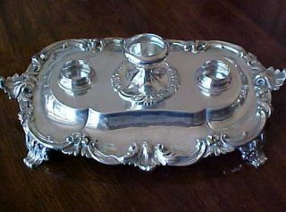 Inkstand made by the noted London silversmith, Henry Holland