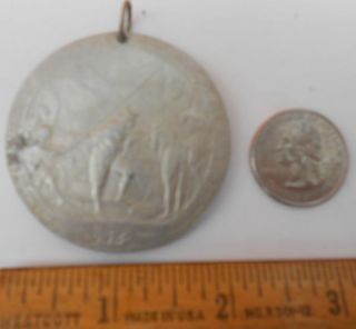 1909 Hudson Fulton Commemmorative Coin Medallion 2 Inch