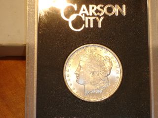 1884 Carson City Uncirculated Morgan Silver Dollar Presentation Case