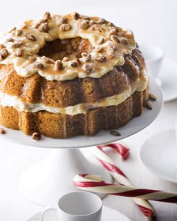 Sour Cream Cake With Caramel Drizzle   