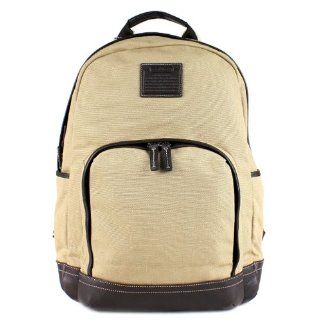 Authentic Coach Canvas Unisex Backpack Bag 70579 Khaki