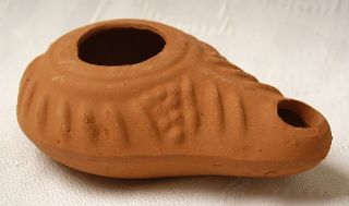  Antique Biblical Replica Clay Pottery HERODIAN OIL LAMPS Israel Gifts