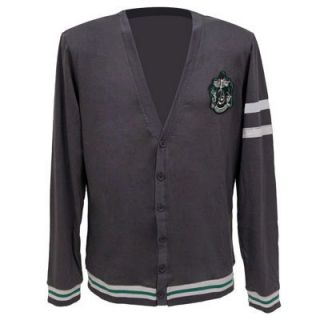 Mens Harry Potter Slytherin Cardigan Sweater s M L XL XXL