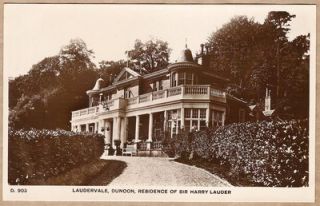 Laudervale Home of Sir Harry Lauder Dunoon Scotland Dennis Sons D 903