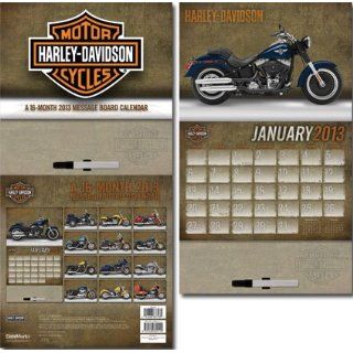 Harley davidson 2013 Message Board Wall Calendar Office