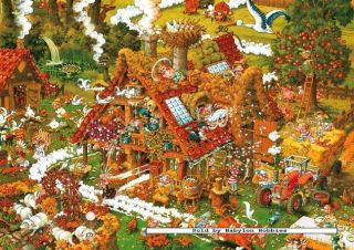 New Heye Jigsaw Puzzle 1500 Pcs Ryba Funny Farm 08832