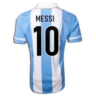  Adidas #10 Messi Argentina Home 2012 Soccer Jersey