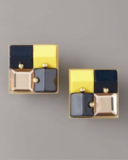 kate spade new york squared away statement earrings   