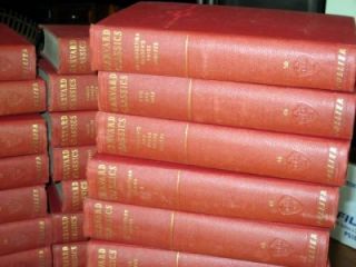 HARVARD CLASSICS 51 Volumes Set   Beautiful Red Binding including