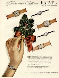  Rockefeller Center Advertisement for The Harvel Watch Company