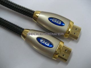 1M Titanium Gold HDMI 1.4 (MONSTER QUALITY) CABLE FOR SKYHD,BLURAY