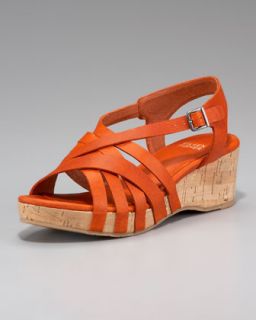 Eileen Fisher Strappy Wedge Sandal   
