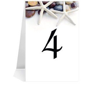 Wedding Table Number Cards   Sea Stars In Us #1 Thru #46