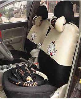  of new   lovely fashion happy Cubs natural pure cloth car seat covers