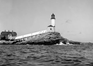 White Island Lighthouse Isles of Shoals NH Photo C 1900